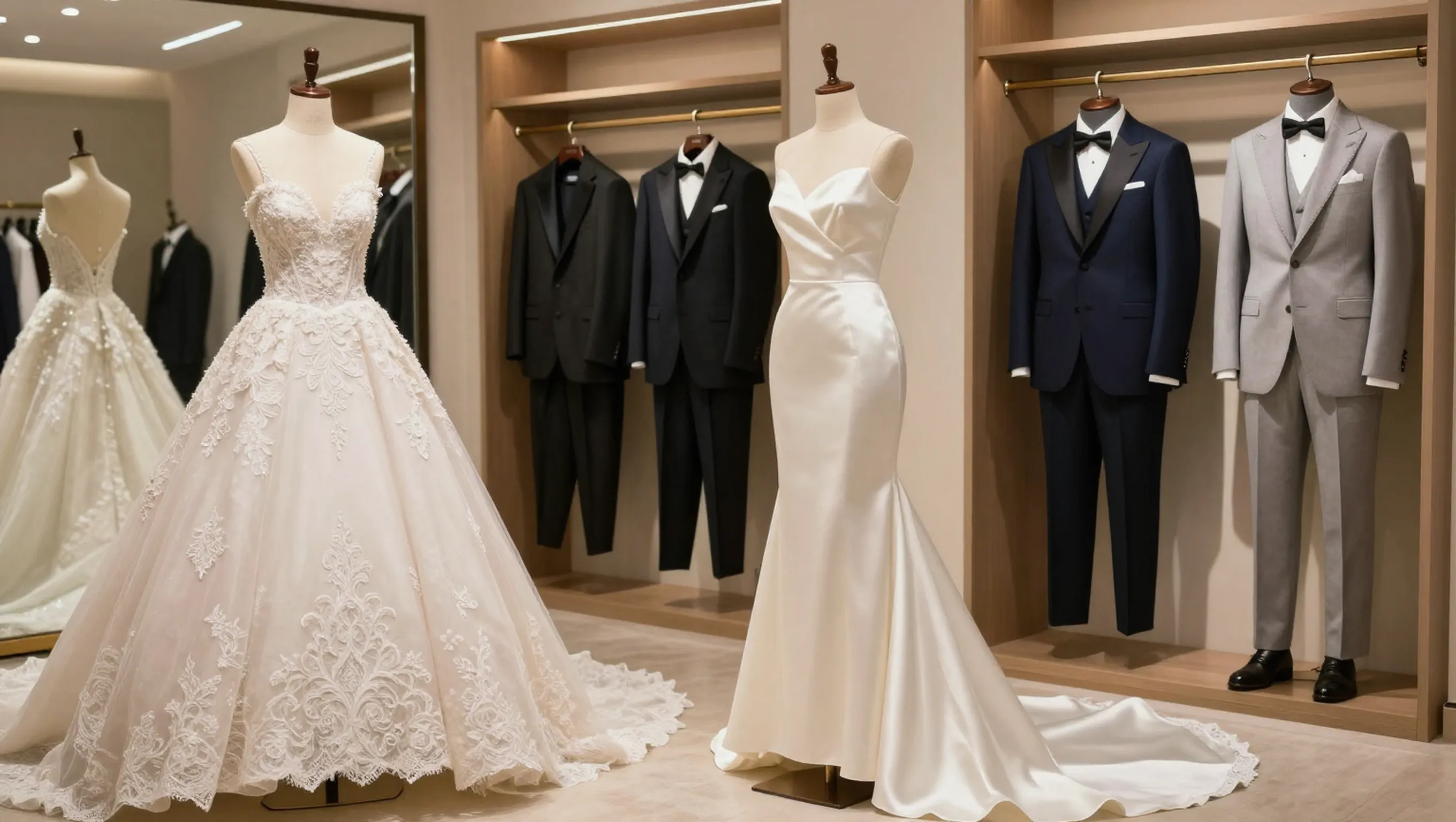 👰🤵 საქორწილო კაბები და კოსტიუმები – როგორ ავირჩიოთ იდეალური ლუქი თქვენი დღისთვის